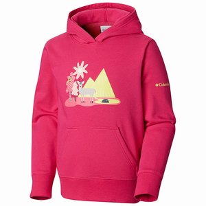 Columbia CSC™ Hoodie Flickor Röda (PTGFV1609)